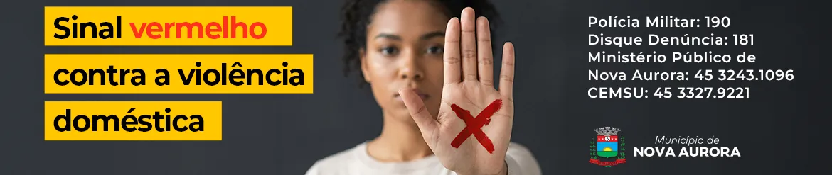 Sinal Vermelho Contra a Violência Doméstica
